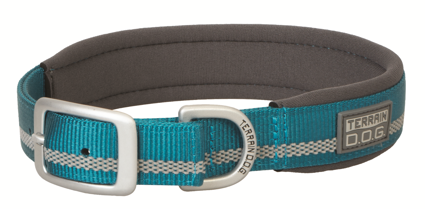 Terrain D.O.G.® Reflective Neoprene Lined Dog Collar