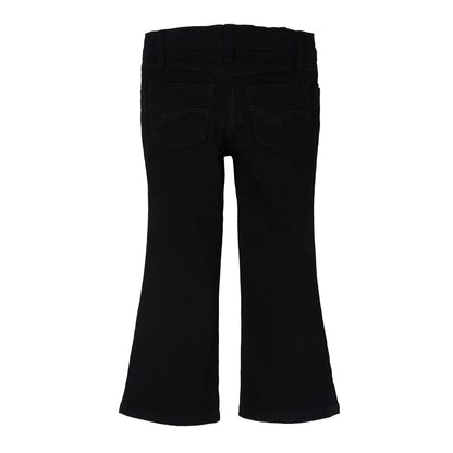 Girls Black Bootcut Jeans