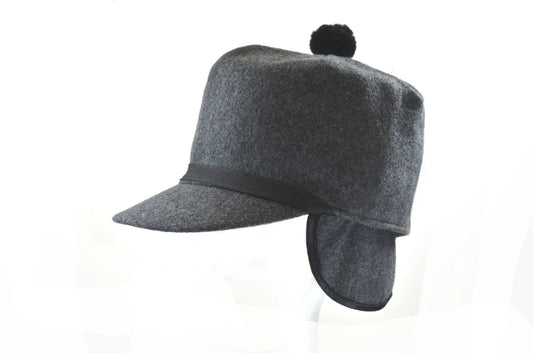 Winter Cap Stockman - Charcoal