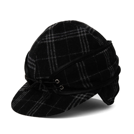 Winter Cap Railroad - Black/Grey