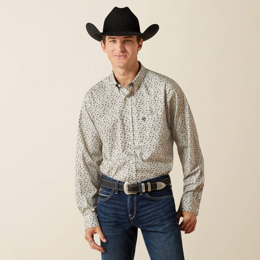 Mens Wrinkle Free Classic Fit Western