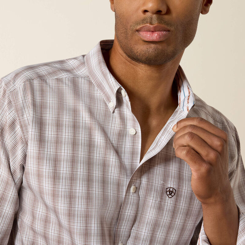 Mens Wrinkle Free Fitted Shirt