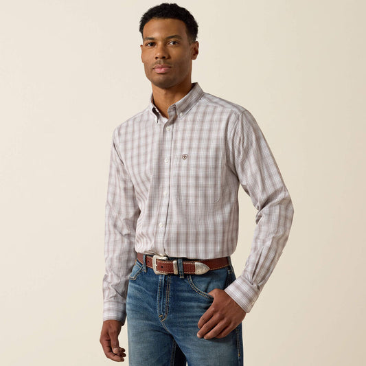Mens Wrinkle Free Fitted Shirt
