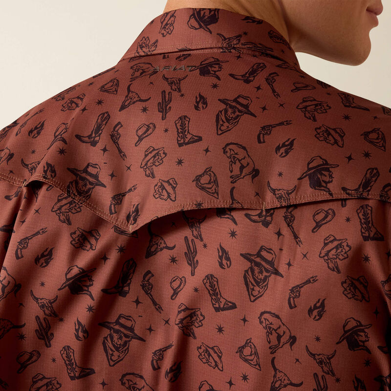 Printed VentTEK Western Yoke Classic Fit Snap Shirt