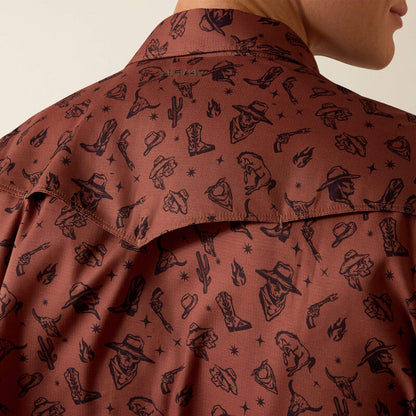 Printed VentTEK Western Yoke Classic Fit Snap Shirt