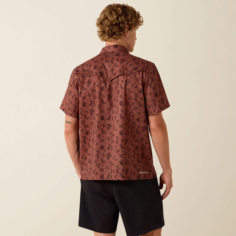 Printed VentTEK Western Yoke Classic Fit Snap Shirt