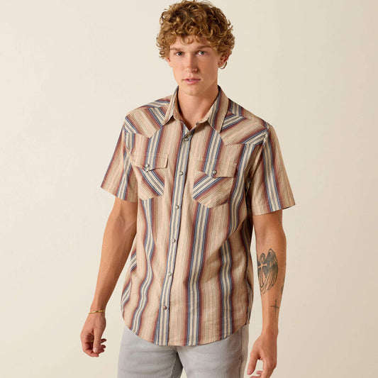Retro Haver Fitted Snap Shirt