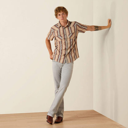 Retro Haver Fitted Snap Shirt