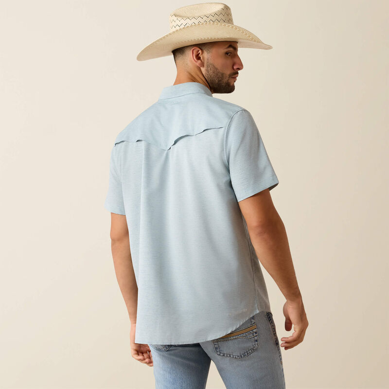 Mens Short Sleeve Western Shirt