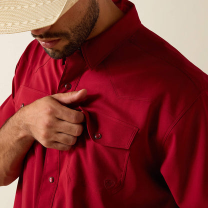 Mens Short Sleeve Western Shirt