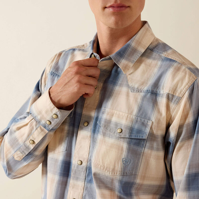 Retro Horace Fitted Snap Shirt