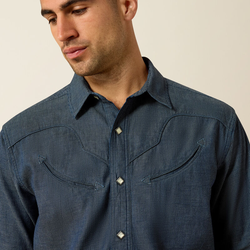 Mens Retro Fit Western Shirt