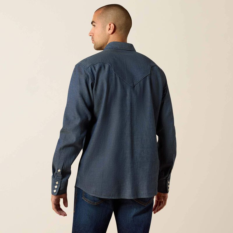 Mens Retro Fit Western Shirt