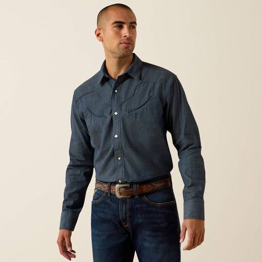 Mens Retro Fit Western Shirt