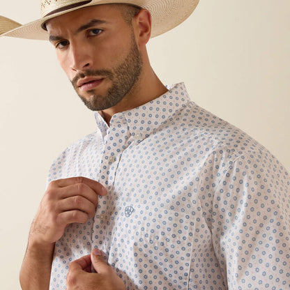 Mens Shortsleeve Western Shirt