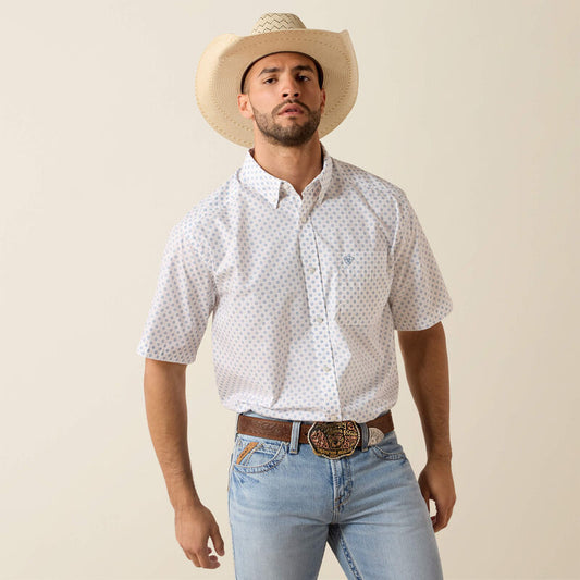 Mens Shortsleeve Western Shirt