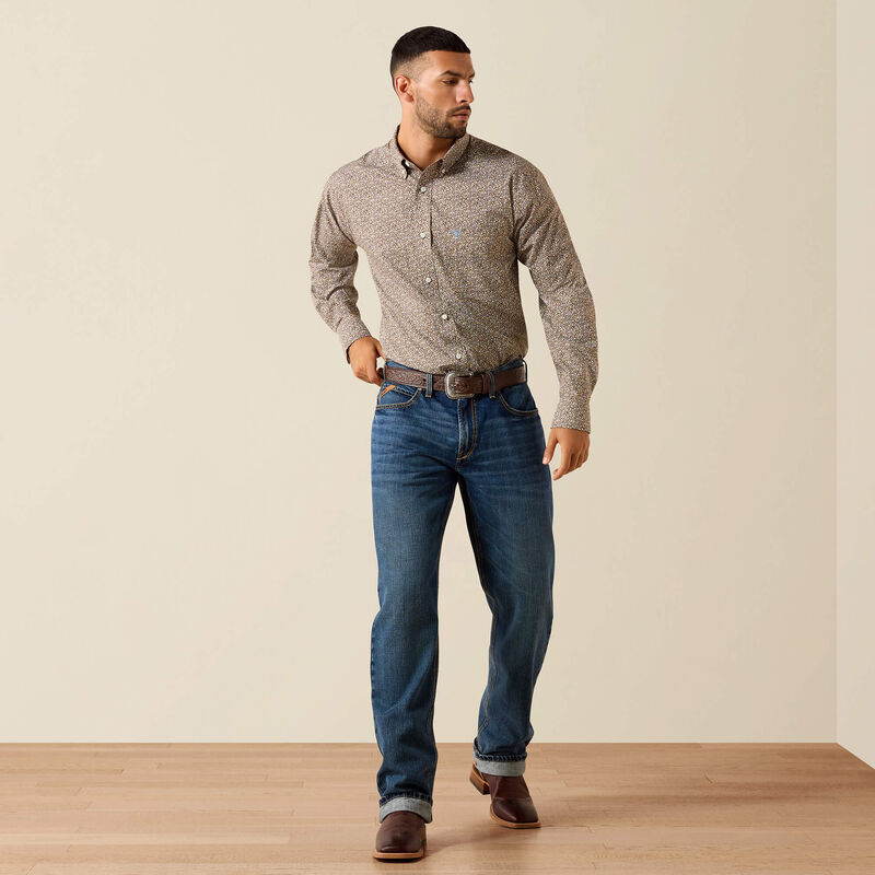 Mens Classic Fit Western Shirt