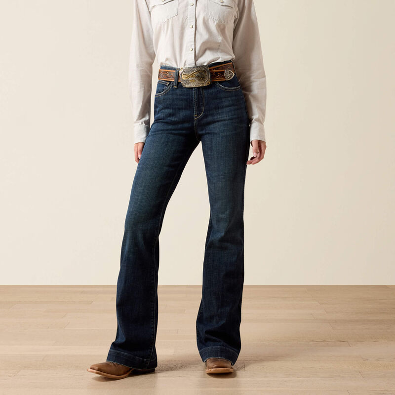 Ladies Highrise Slim Trouser Jeans