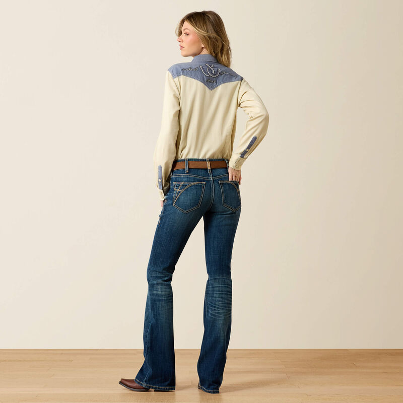Ladies Midrise Bootcut Jeans
