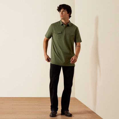 Retro Western Snap Polo