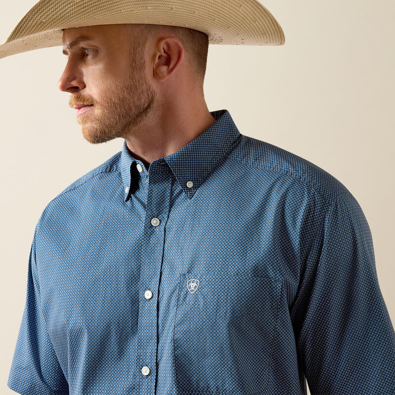 Mens Classic Shortsleeve Western Shirt