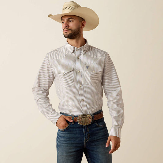 Mens Fitted Western Shirt
