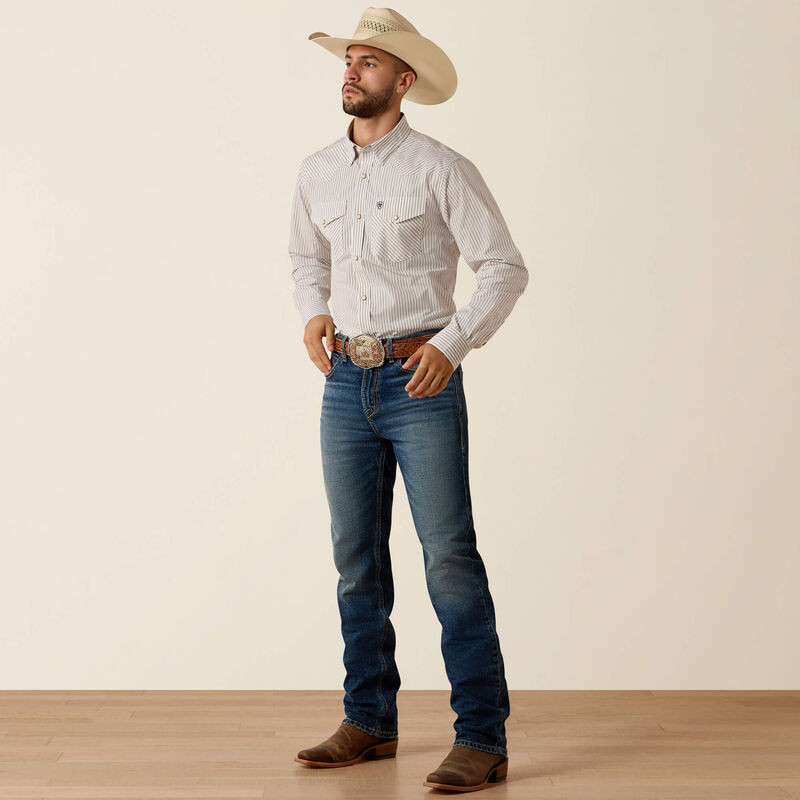 Mens Fitted Western Shirt