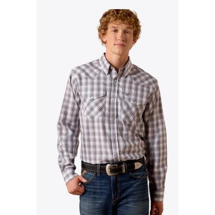 Mens Wrinkle Free Western Shirt