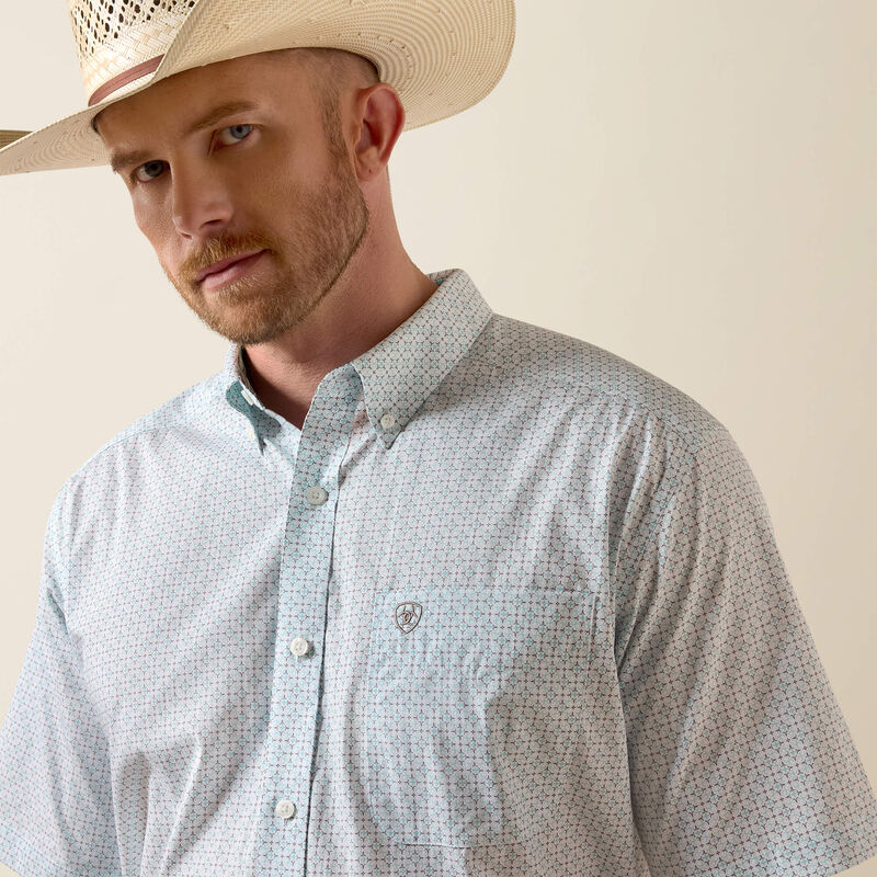 Mens Shortsleeve Classic Western Shirt
