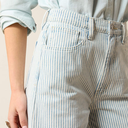 Ladies Ultra Highrise Wideleg Jeans