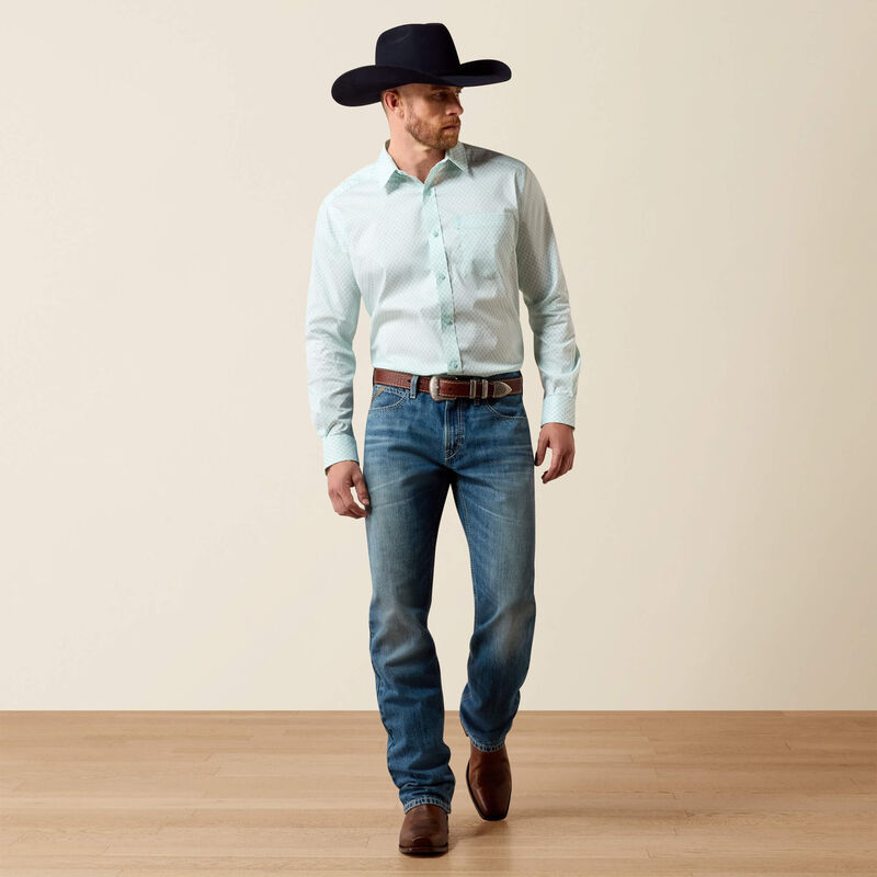 Mens Classic Fit Western Shirt