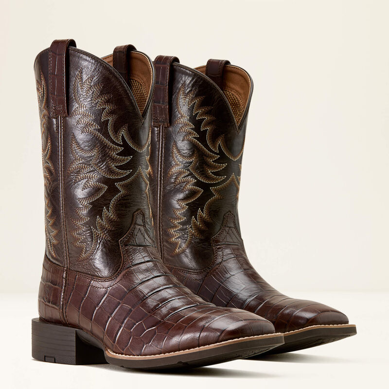 Sport Latigo Wide Square Toe Cowboy Boot