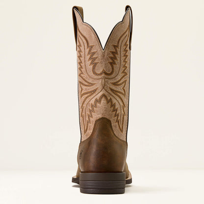 Brush Creek Wide Square Toe Cowboy Boot