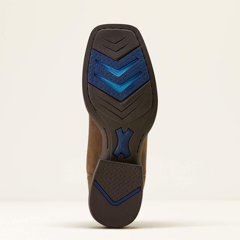 Brush Creek Wide Square Toe Cowboy Boot