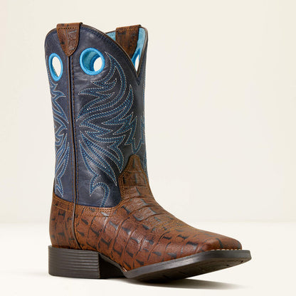Knox Wide Square Toe Western Boot