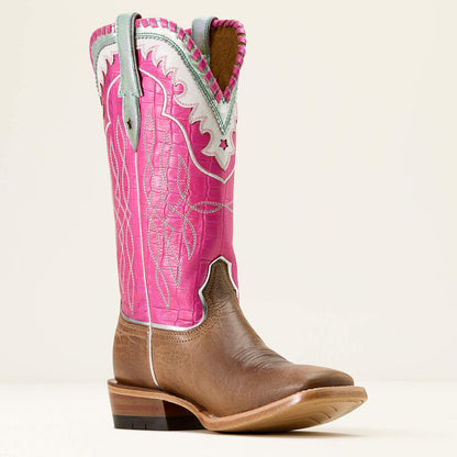 Riata Wide Square Toe Western Boot