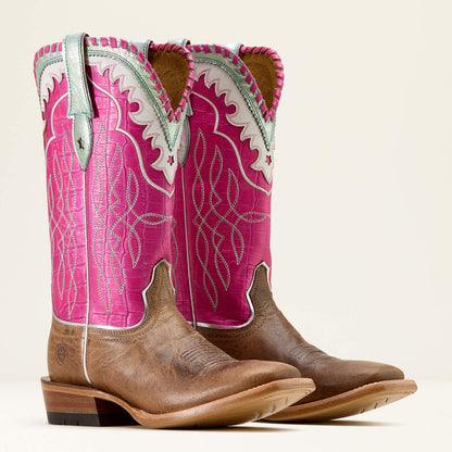 Riata Wide Square Toe Western Boot