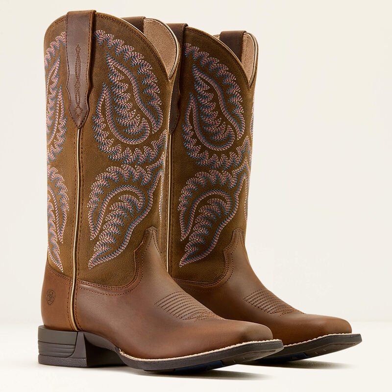 Cattle Caite Wide Square Toe Western Boot