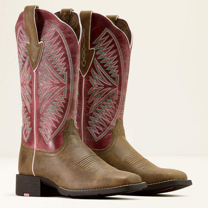 Round Up Ruidoso Wide Square Toe Western Boot