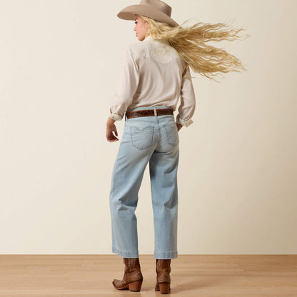 Perfect Rise Clare Wide Leg Crop Jeans