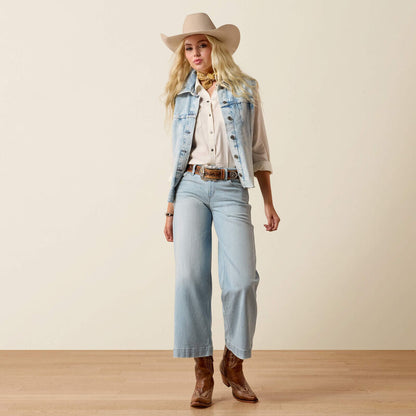 Perfect Rise Clare Wide Leg Crop Jeans