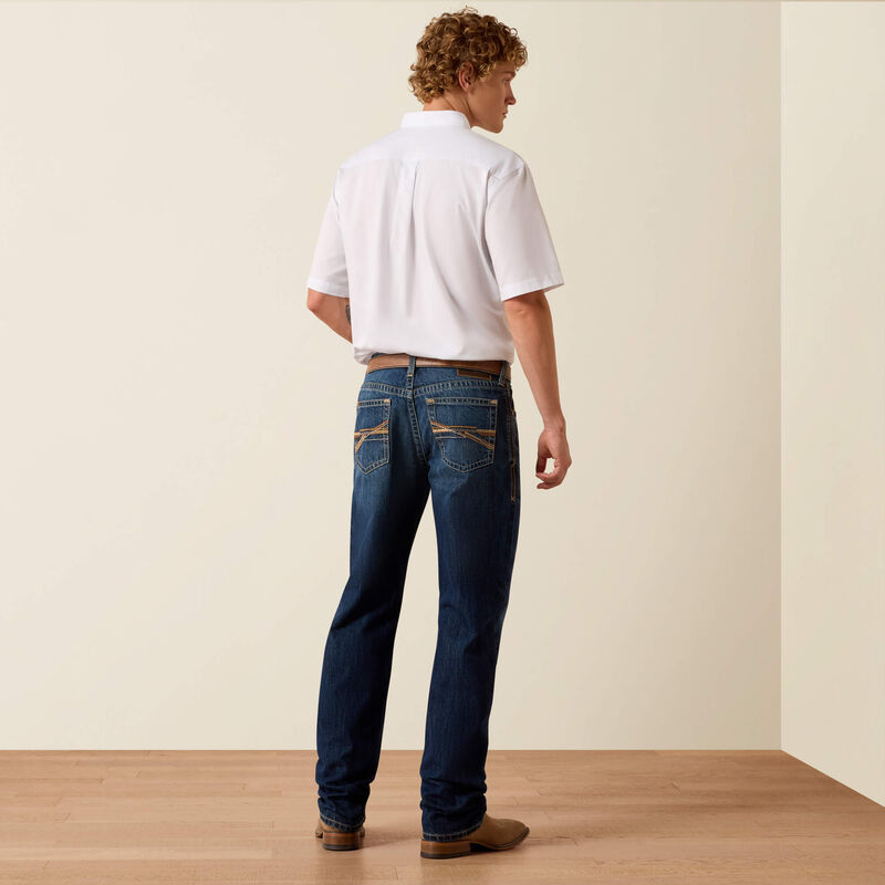 Mens Loose Straight Jeans