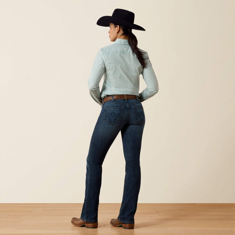 Mid Rise Luisa Boot Cut Jeans