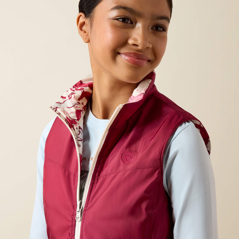 Girls Bella Reversible Insulated Vest
