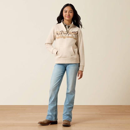 Running Wild 1/4 Zip Sweatshirt