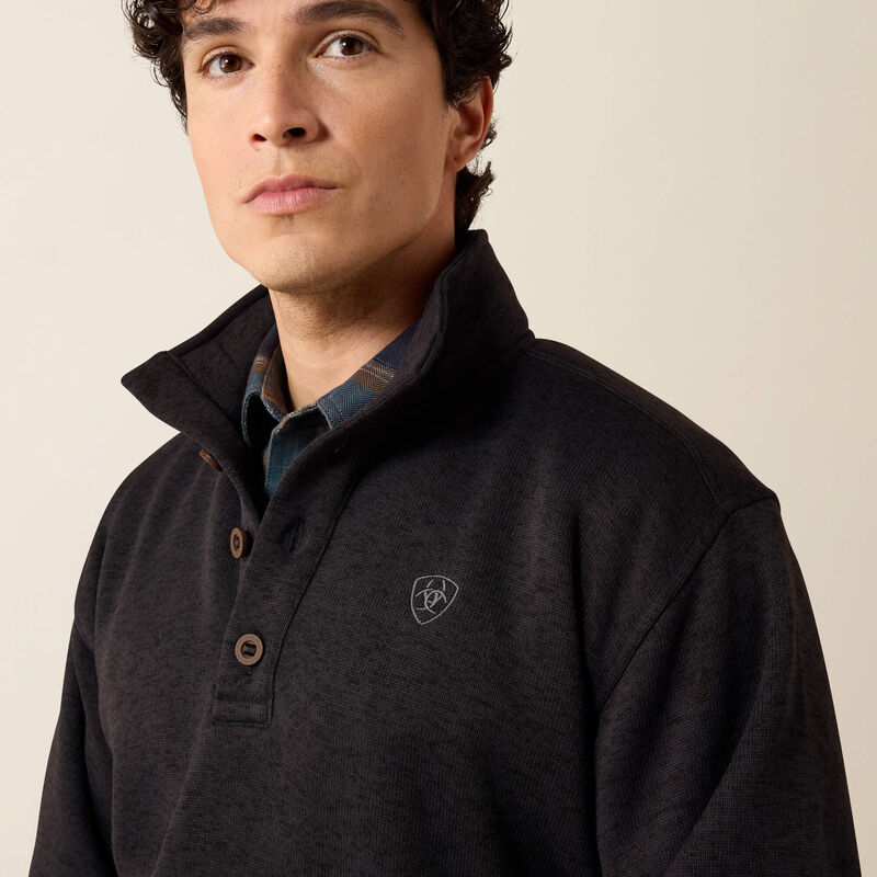 Caldwell 1/4 Button Sweater