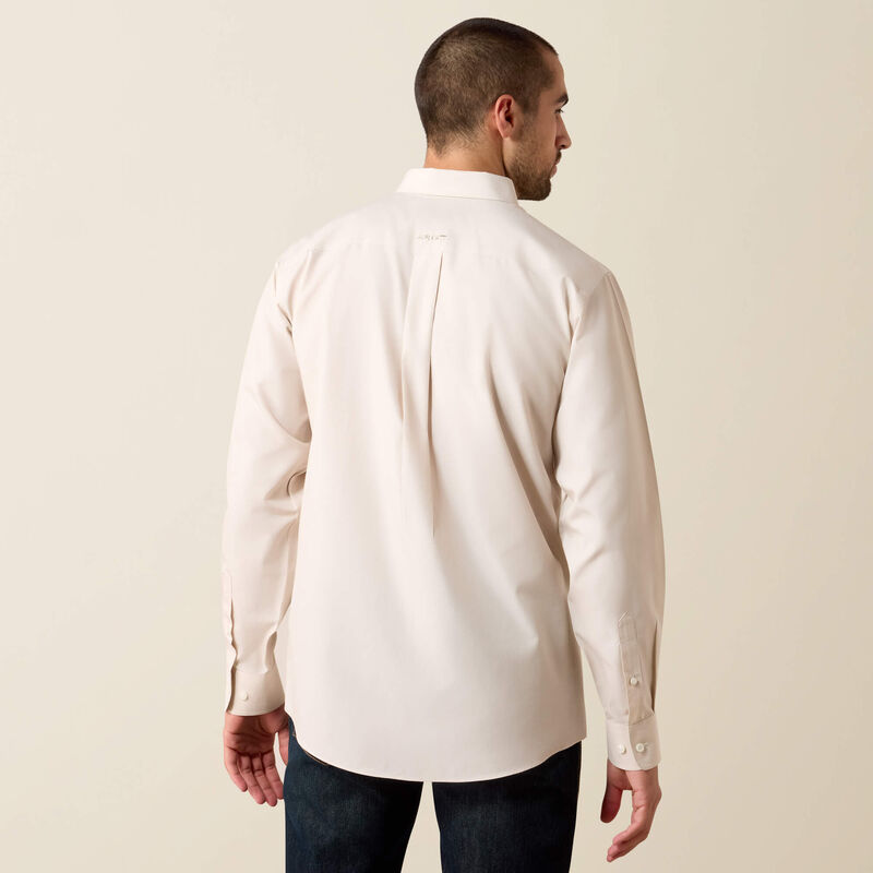 Wrinkle Free Solid Pinpoint Oxford Classic Fit Shirt