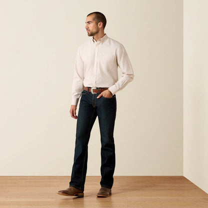 Wrinkle Free Solid Pinpoint Oxford Classic Fit Shirt
