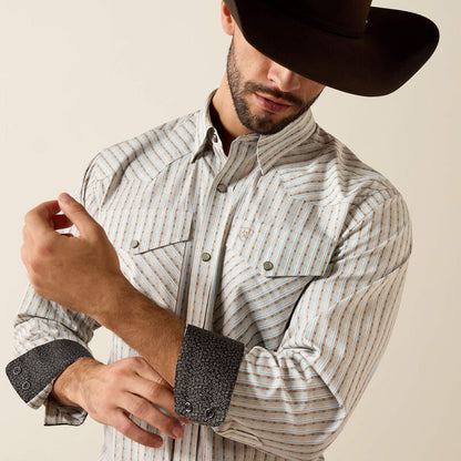 Wrinkle Free Burnard Classic Fit Snap Shirt
