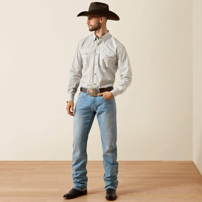 Wrinkle Free Burnard Classic Fit Snap Shirt